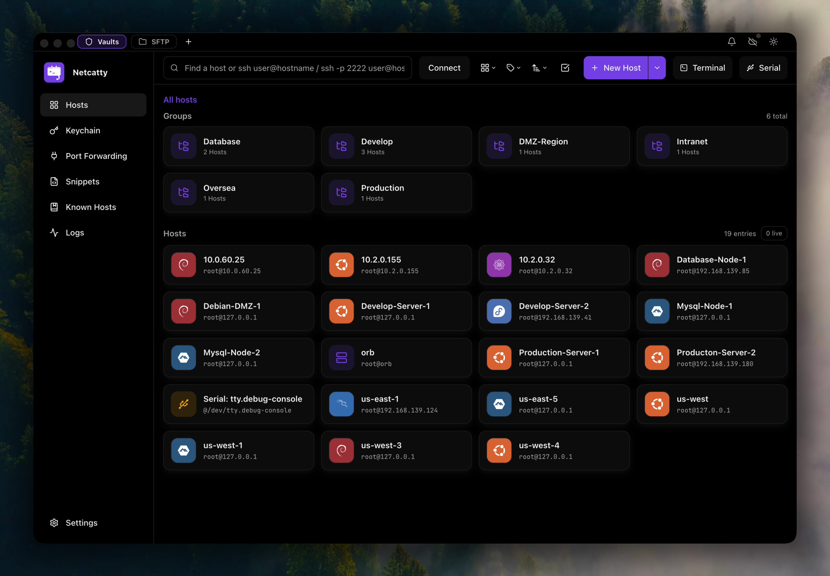 Vault Grid View